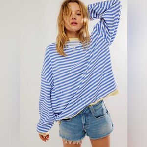 Free People Classic Oversized Crewneck